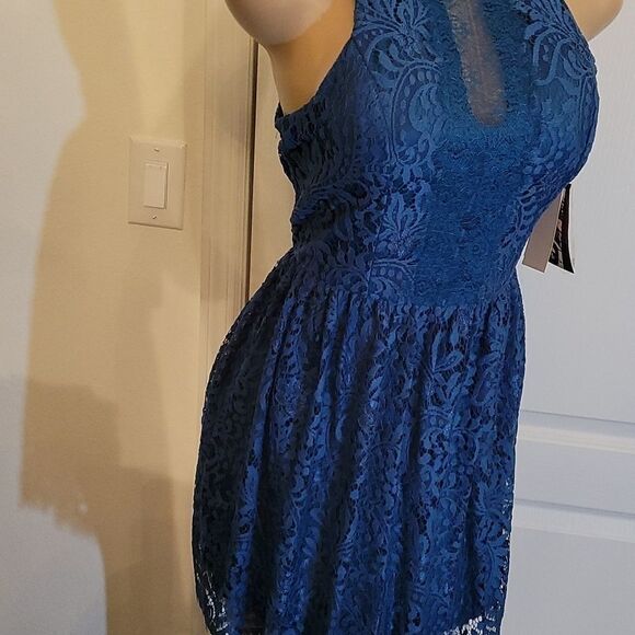 BRAND NEW TRIXXI  DARK GREEN LACE  DRESS - Picture 6 of 15